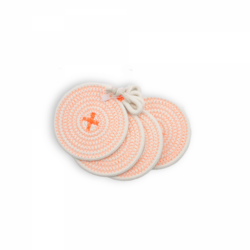 Set x4 Posavasos Fluo Orange - Biels Online