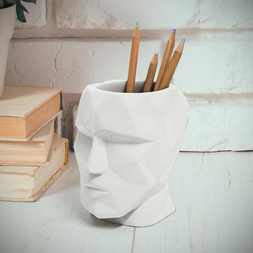 PORTALAPICES 'THE HEAD' BLANCO - Biels Online