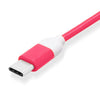 CABLE TYPE-C/USB 1M PANTONE ROSA - Biels Online