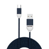 CABLE TYPE-C/USB 1M PANTONE AZUL MARINO - Biels Online