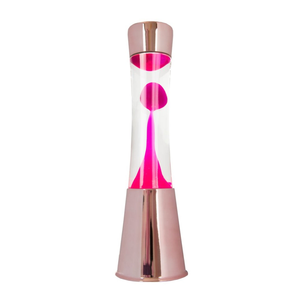 Lámpara Lava Oro Rosa/Magenta - Biels Online
