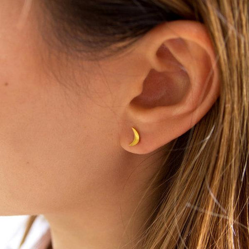 PENDIENTES LUNA DORADO - Biels Online