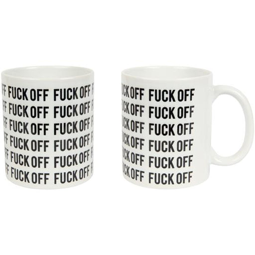 Taza 'Fuck Off' Black and White - Biels Online