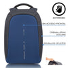 Mochila Antirrobo Compact Bobby Azul - Biels Online