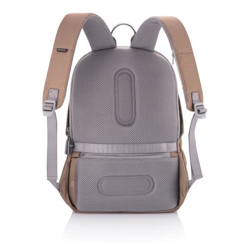 MOCHILA ANTIRROBO BOBBY SOFT MARRON - Biels Online