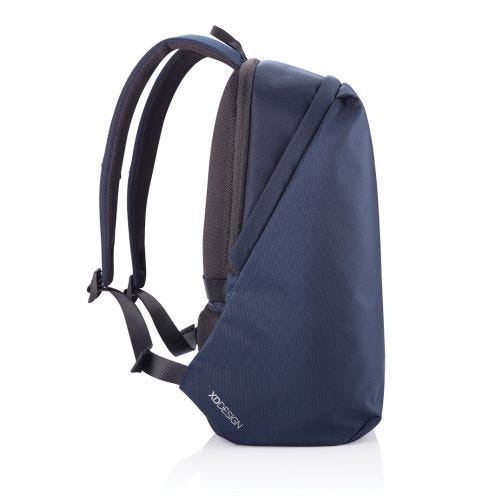 MOCHILA ANTIRROBO BOBBY SOFT AZUL NAVY - Biels Online