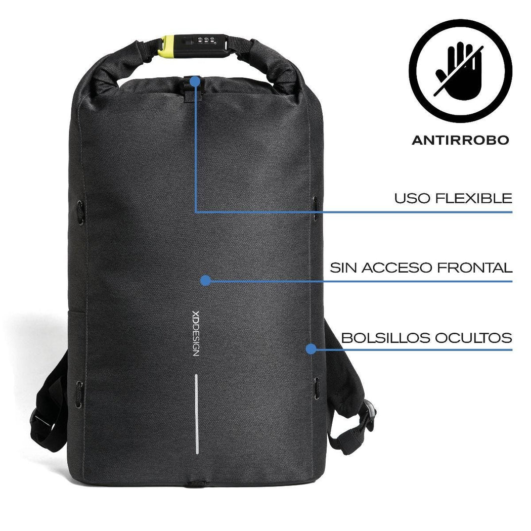 Mochila Antirrobo Urbanlite Negro - Biels Online