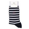 Calcetines Rayas Navy - Biels Online