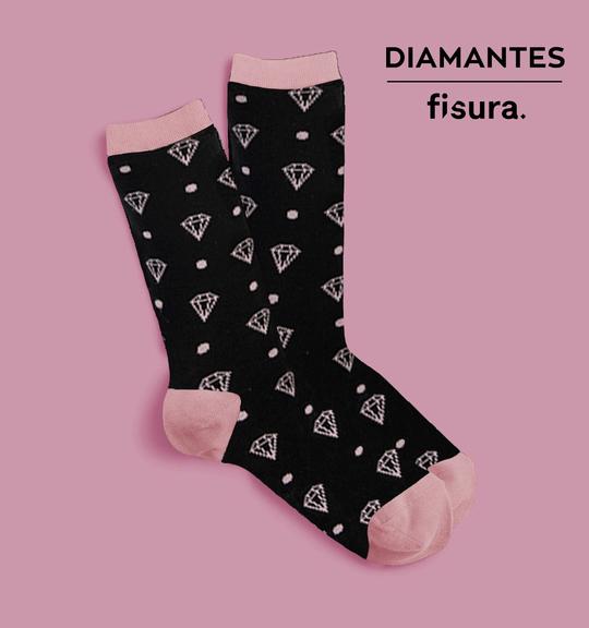 Calcetines Chica Diamantes - Biels Online