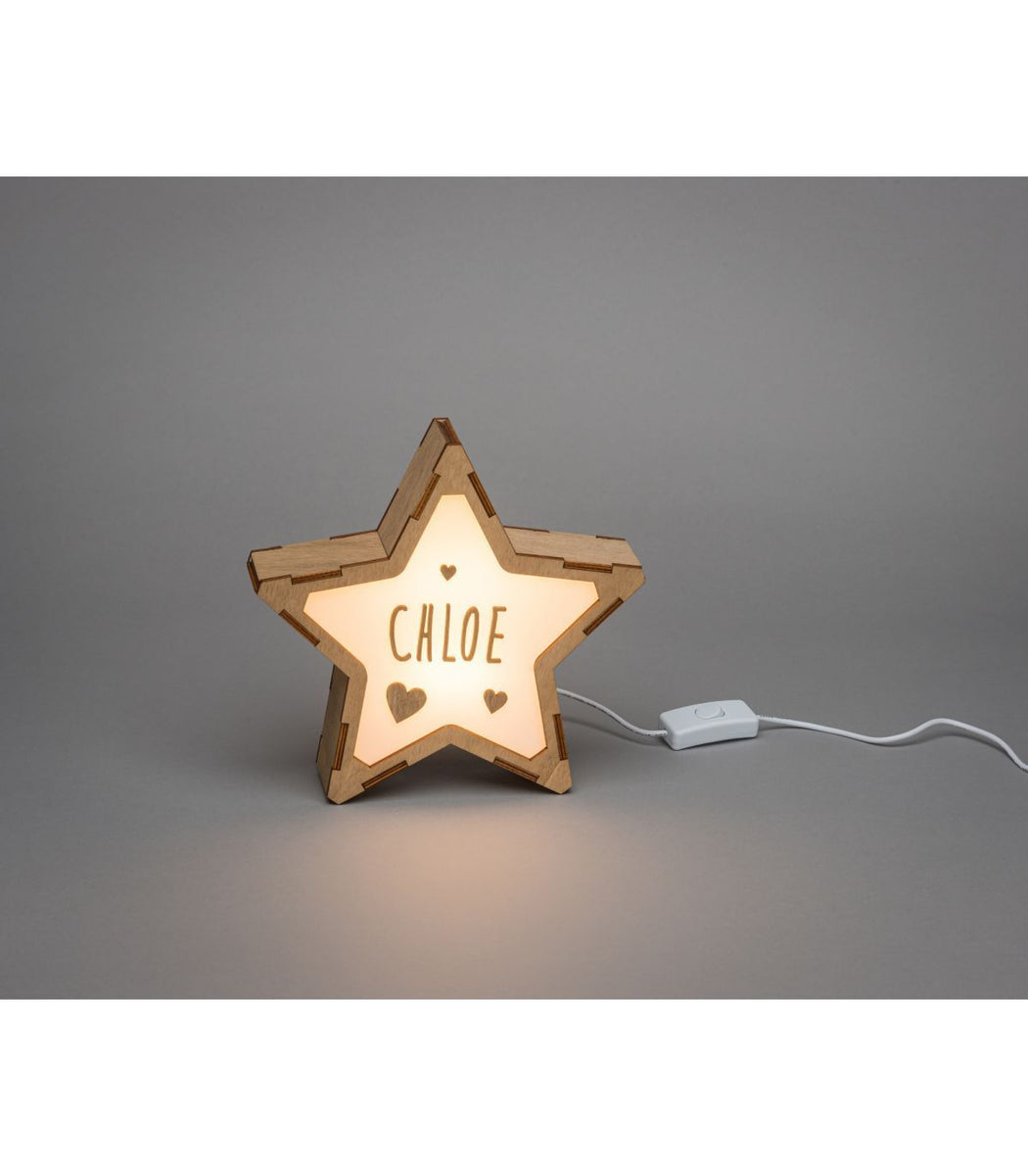 Estrella Luminosa Personalizable - Biels Online