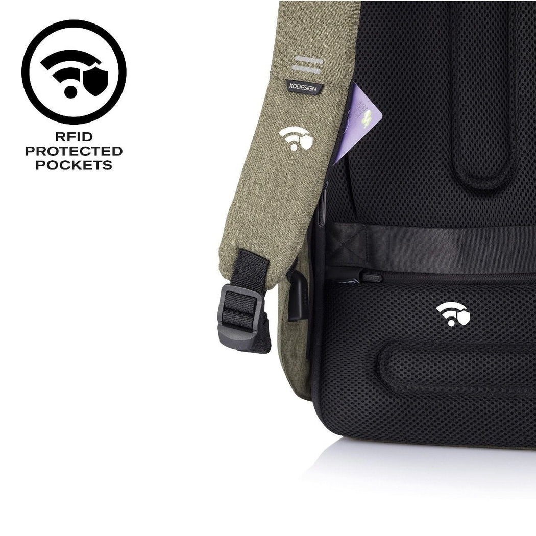 Mochila Antirrobo Bobby Hero Small Verde - Biels Online